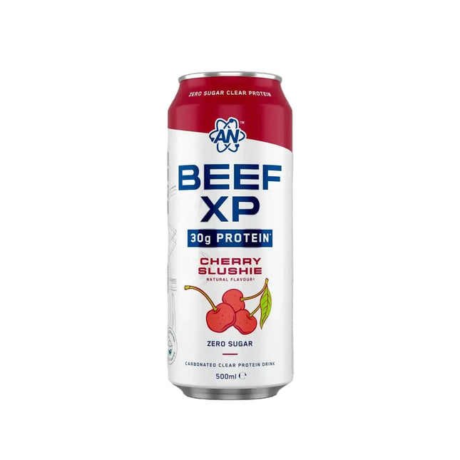 Boisson clear protéine drink 500ml beef xp en canette rouge et blanche zero sucre 30g protéines